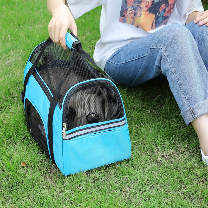 NEW Dog Bags Portable Dog Carrier Bag Mesh Breathable Carrier Bags for Small Dogs Foldable Cats Handbag Travel Pet Bag Transport