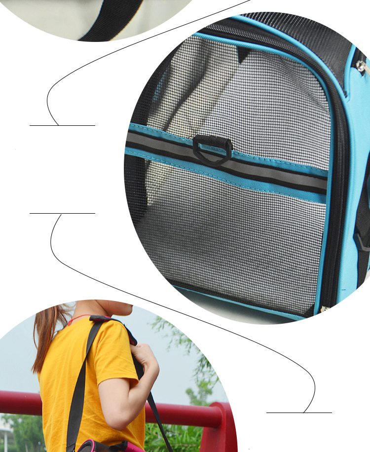 NEW Dog Bags Portable Dog Carrier Bag Mesh Breathable Carrier Bags for Small Dogs Foldable Cats Handbag Travel Pet Bag Transport