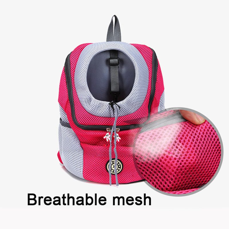 NEW Pet Comfortable Small Dog Backpack Travel Breathable Mesh Puppy Dog Carrier Bag Durable Padded Shoulder Pet Cat Carrier 2020