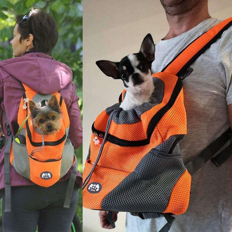 NEW Pet Comfortable Small Dog Backpack Travel Breathable Mesh Puppy Dog Carrier Bag Durable Padded Shoulder Pet Cat Carrier 2020