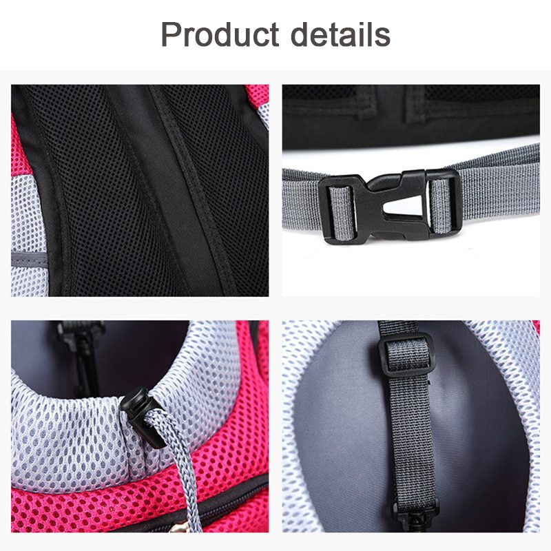 NEW Pet Comfortable Small Dog Backpack Travel Breathable Mesh Puppy Dog Carrier Bag Durable Padded Shoulder Pet Cat Carrier 2020