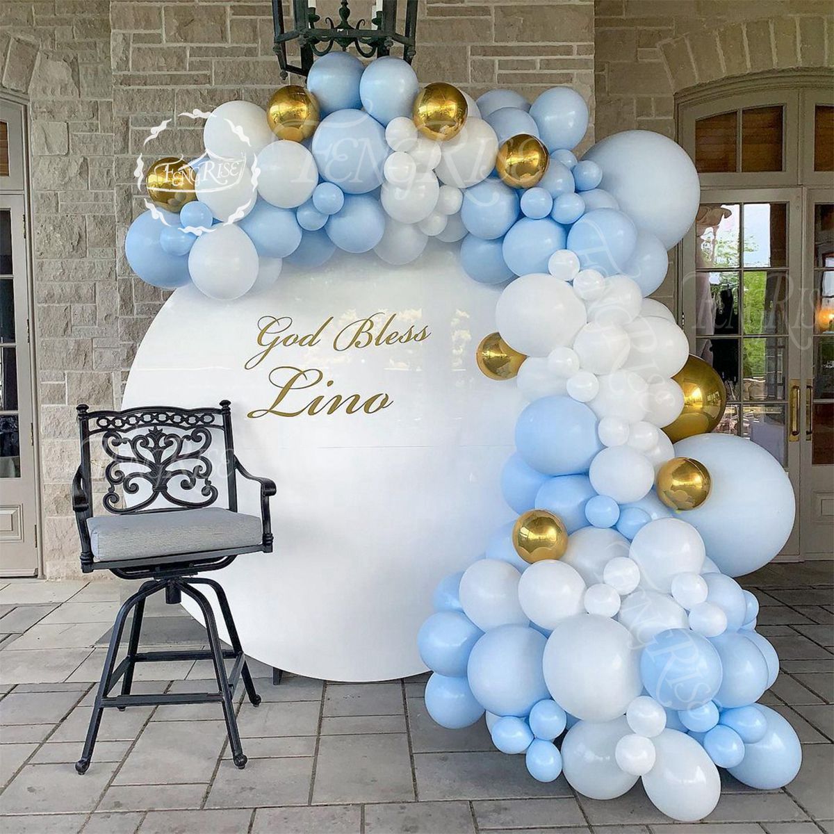 NEW Blue Macaron Balloon Garland Arch Kit Birthday Party Decor Foil Latex Ballon Wedding Birthday Party Baby Shower Kids Baloon