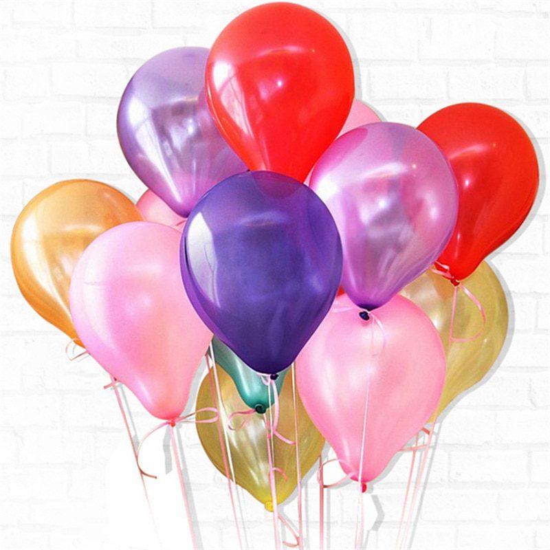 NEW 10/20/30/50Pcs 10inch 1.5g Pearl Latex Balloons Happy Birthday Party Wedding Christmas Decorations Balloon Kids Air Balls Gl