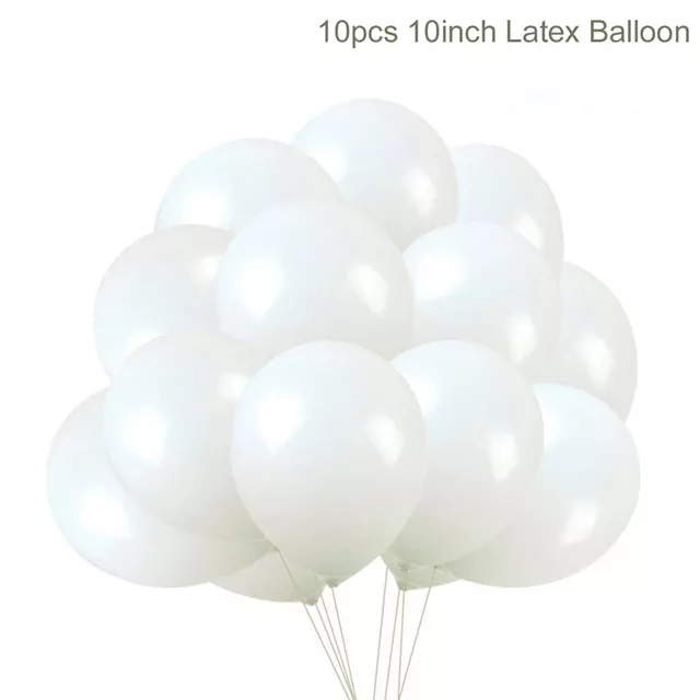 WHITE balloon