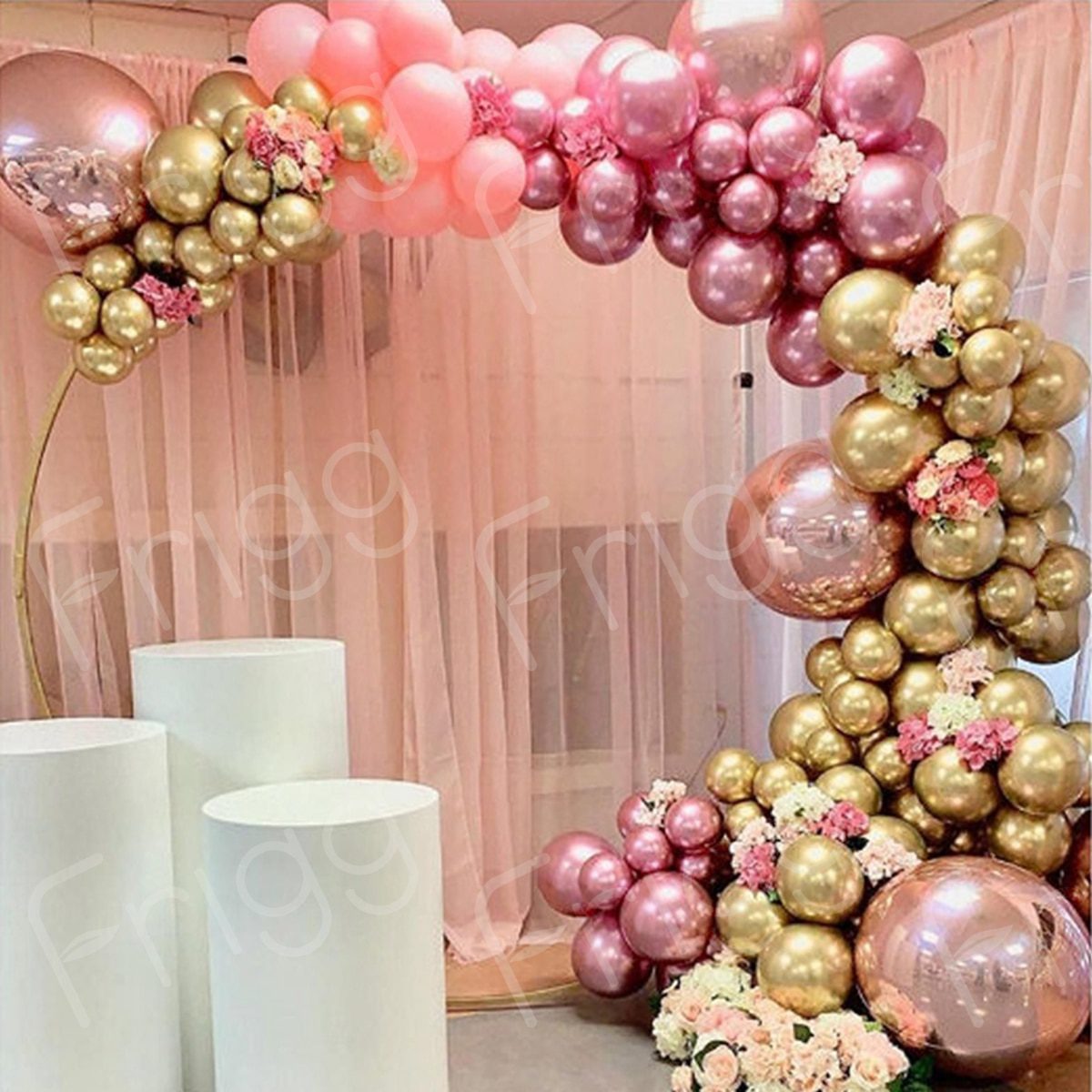 NEW Rose Gold Balloon Garland Arch Kit Wedding Birthday Baloon Birthday Party Decor Kids Baby Shower Latex Confetti Ballon Balon