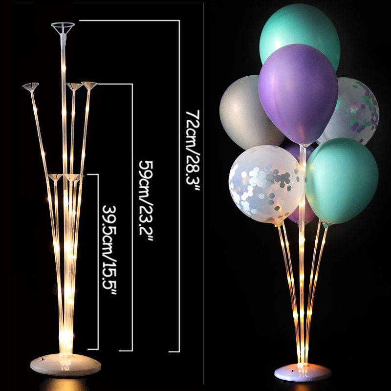 NEW 7/11/19 Tube Balloon Holder Balloons Stand Column Confetti Balloon Kids Birthday Party Baby Shower Wedding Decoration Suppli