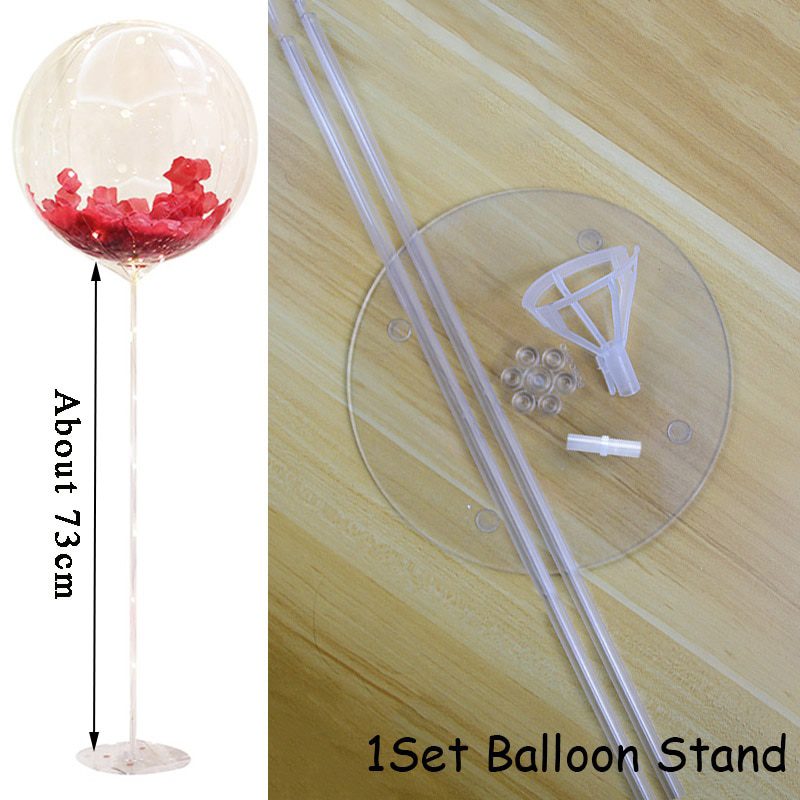 NEW 7/11/19 Tube Balloon Holder Balloons Stand Column Confetti Balloon Kids Birthday Party Baby Shower Wedding Decoration Suppli