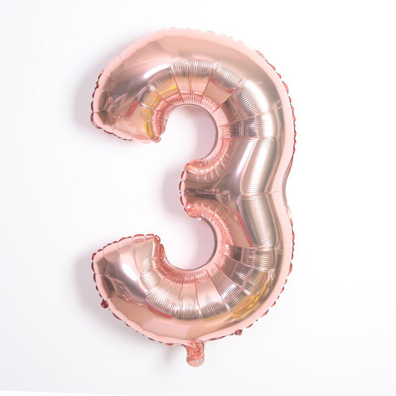 NEW 32'' 40'' Big Number Foil Balloons Figure Digit Happy Birthday Party Wedding Decoration Kids Toy Helium Glob