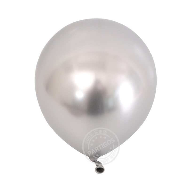 NEW 1set 50pcs 5/10inch New Chrome Metallic Latex Balloons Metallic Globos Inflatable Helium Balloon Birthday Party Decor Ballon