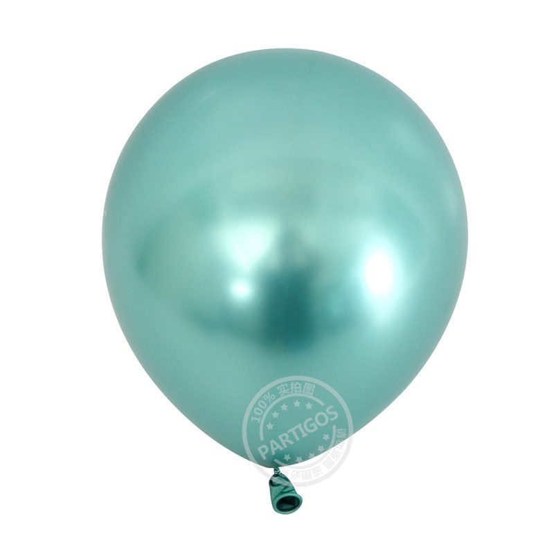 NEW 1set 50pcs 5/10inch New Chrome Metallic Latex Balloons Metallic Globos Inflatable Helium Balloon Birthday Party Decor Ballon