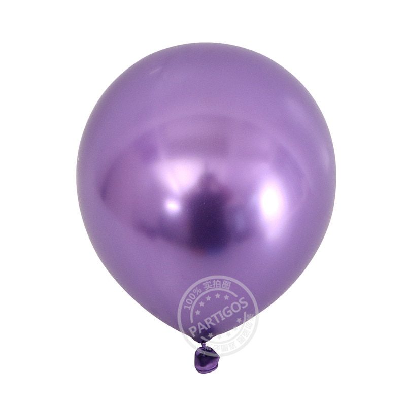 NEW 1set 50pcs 5/10inch New Chrome Metallic Latex Balloons Metallic Globos Inflatable Helium Balloon Birthday Party Decor Ballon