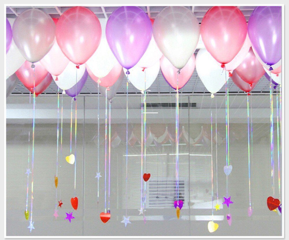 NEW 1PCS 10 meters balloon ribbon wedding birthday party supplies gender reveal ribbon balloon accessories Christmas decoration