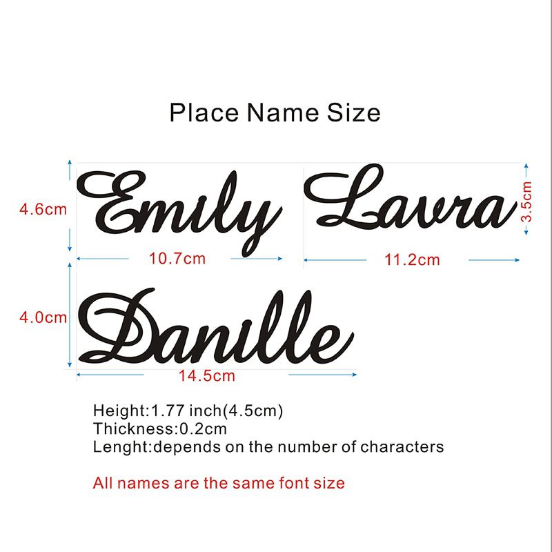 NEW Custom party decoration wedding Place Cards Personalized wood Names Place name settings Guest name tags Wedding table decora