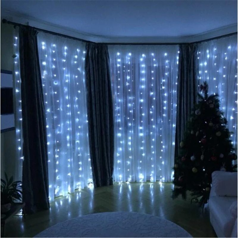 NEW Wedding Decoration 3M Curtain Light Garland Birthday Party Decorations for Kids Party Favor Gifts Home Decor Ramadan Decorat