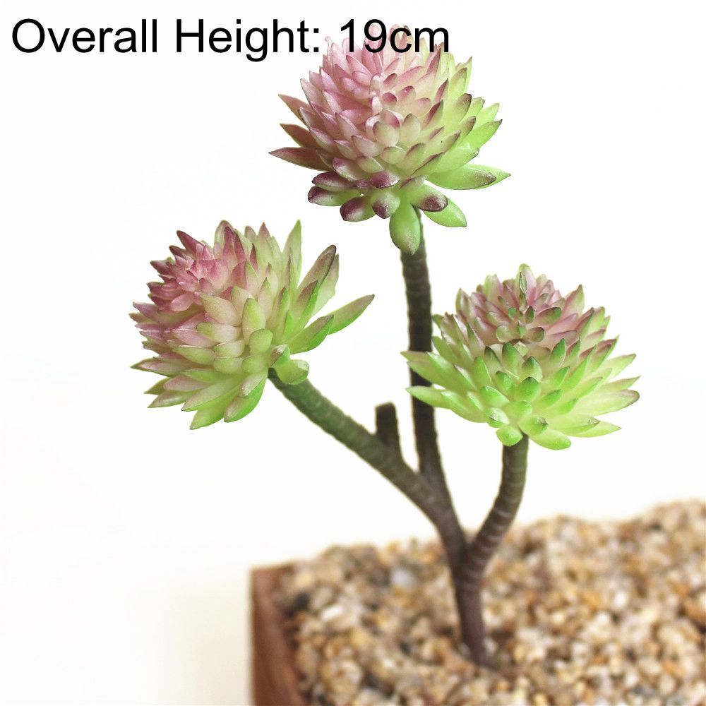 NEW Green Artificial Succulents Plants Home Garden Bedroom Balcony Desktop Table Mini Bonsai Wedding Party Decoration Fake Plant