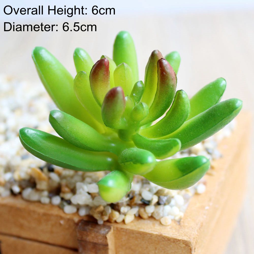 NEW Green Artificial Succulents Plants Home Garden Bedroom Balcony Desktop Table Mini Bonsai Wedding Party Decoration Fake Plant