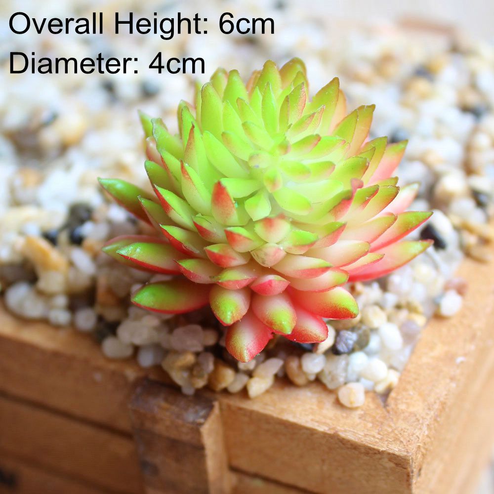 NEW Green Artificial Succulents Plants Home Garden Bedroom Balcony Desktop Table Mini Bonsai Wedding Party Decoration Fake Plant