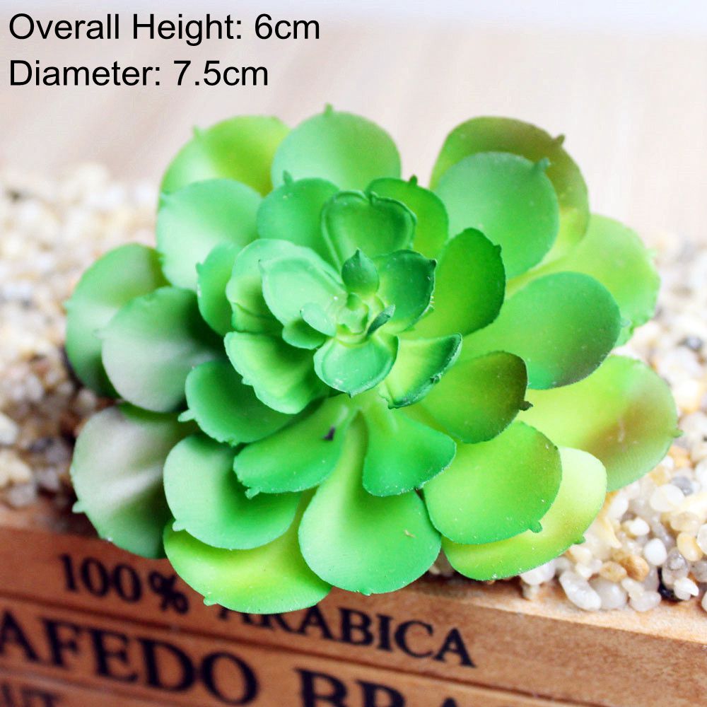 NEW Green Artificial Succulents Plants Home Garden Bedroom Balcony Desktop Table Mini Bonsai Wedding Party Decoration Fake Plant