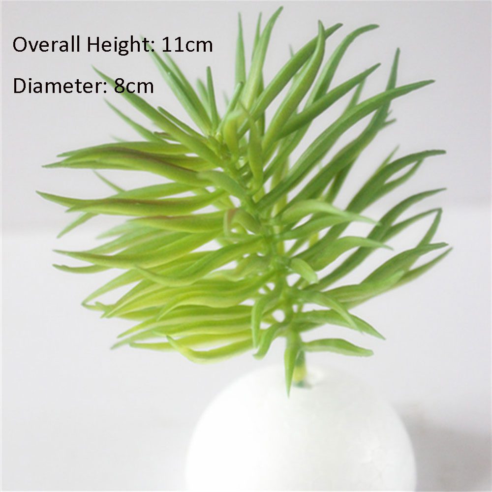 NEW Green Artificial Succulents Plants Home Garden Bedroom Balcony Desktop Table Mini Bonsai Wedding Party Decoration Fake Plant