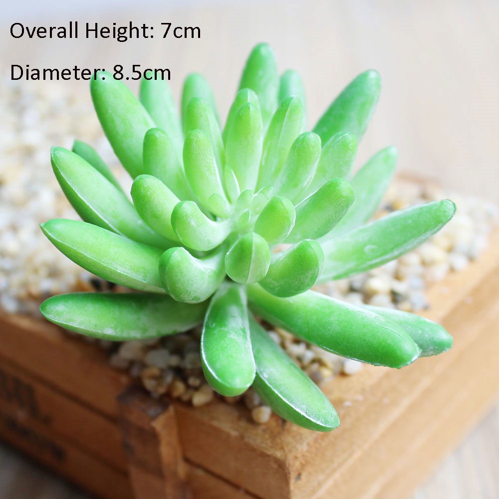 NEW Green Artificial Succulents Plants Home Garden Bedroom Balcony Desktop Table Mini Bonsai Wedding Party Decoration Fake Plant