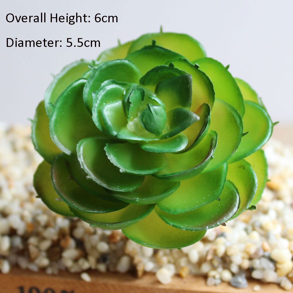 NEW Green Artificial Succulents Plants Home Garden Bedroom Balcony Desktop Table Mini Bonsai Wedding Party Decoration Fake Plant