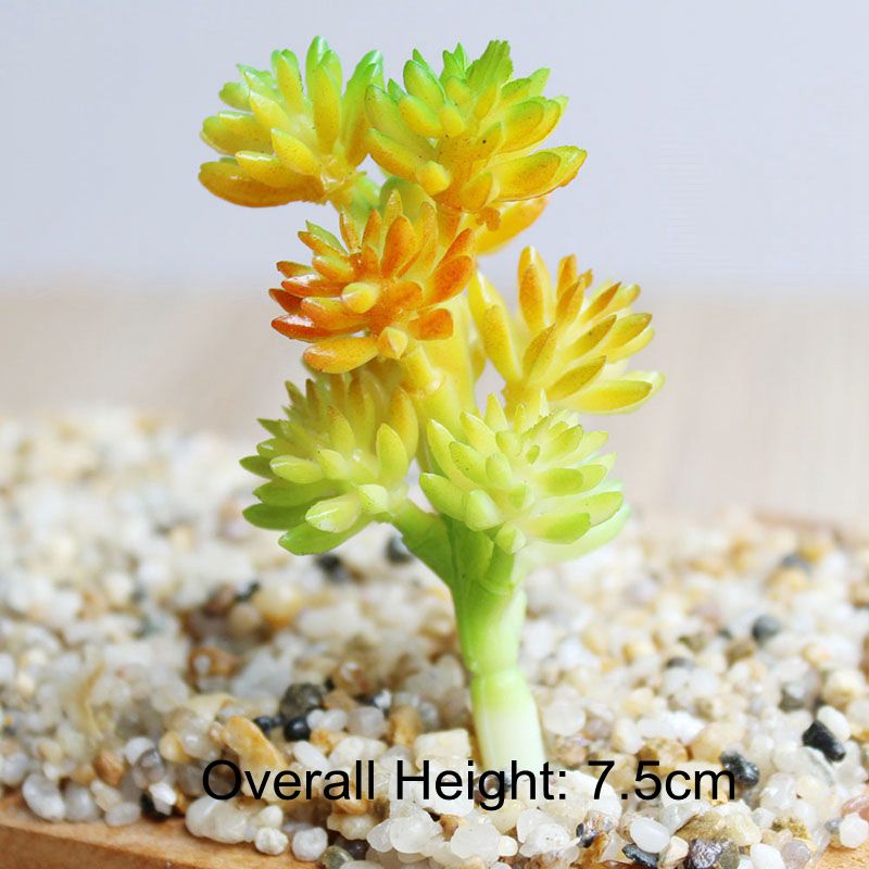 NEW Green Artificial Succulents Plants Home Garden Bedroom Balcony Desktop Table Mini Bonsai Wedding Party Decoration Fake Plant