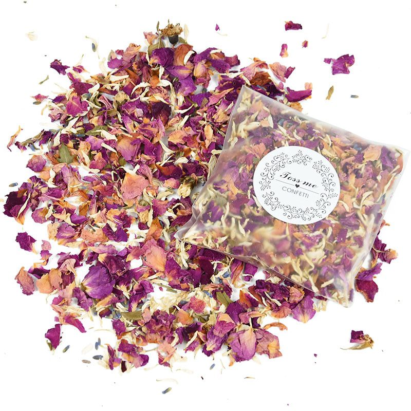 NEW 10Packs Natural Wedding Confetti Dried Flower Rose Petals Pop Bridal Shower Birthday Party Decoration DIY Valentine's Da