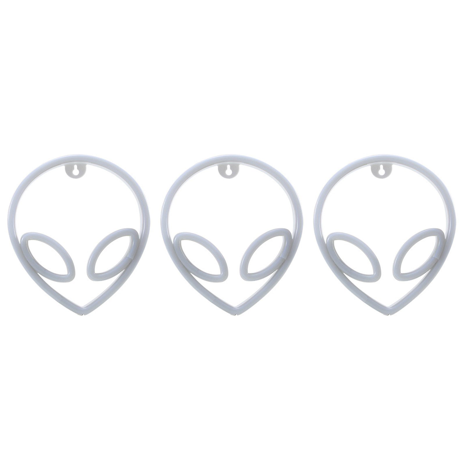 NEW LED Alien Neon Sign Lights Battery or USB Powered Indoor Wall Hanging Art Night Lamp for Kids Bedroom Wedding Party Decorati