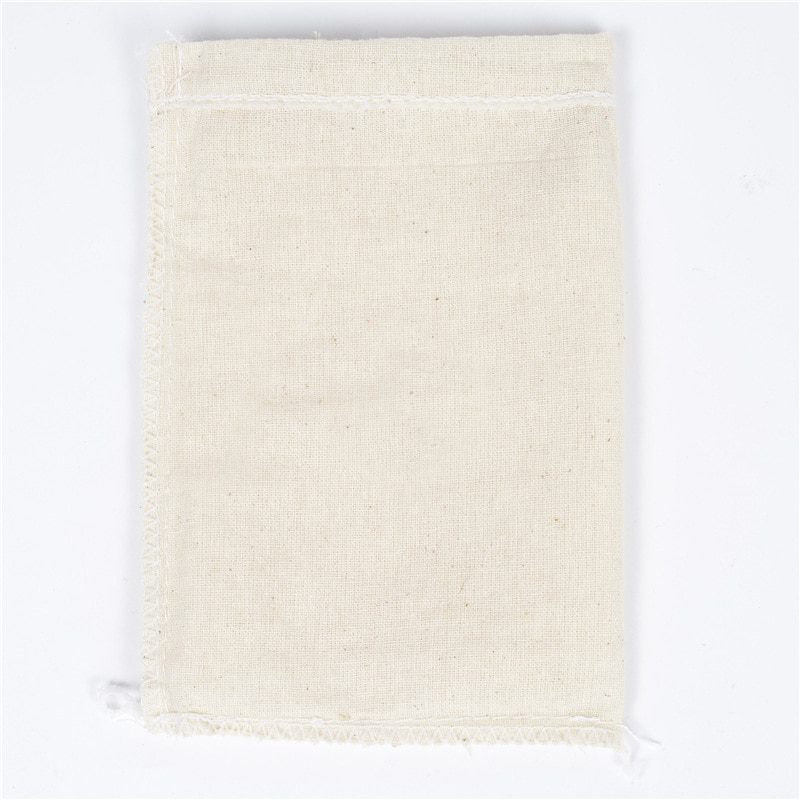 NEW 100 Pcs/Lot Cotton Drawstring Bags for Wedding Christmas Gift DIY Package Small Plain Pouches Home Dustproof Storage Sacks