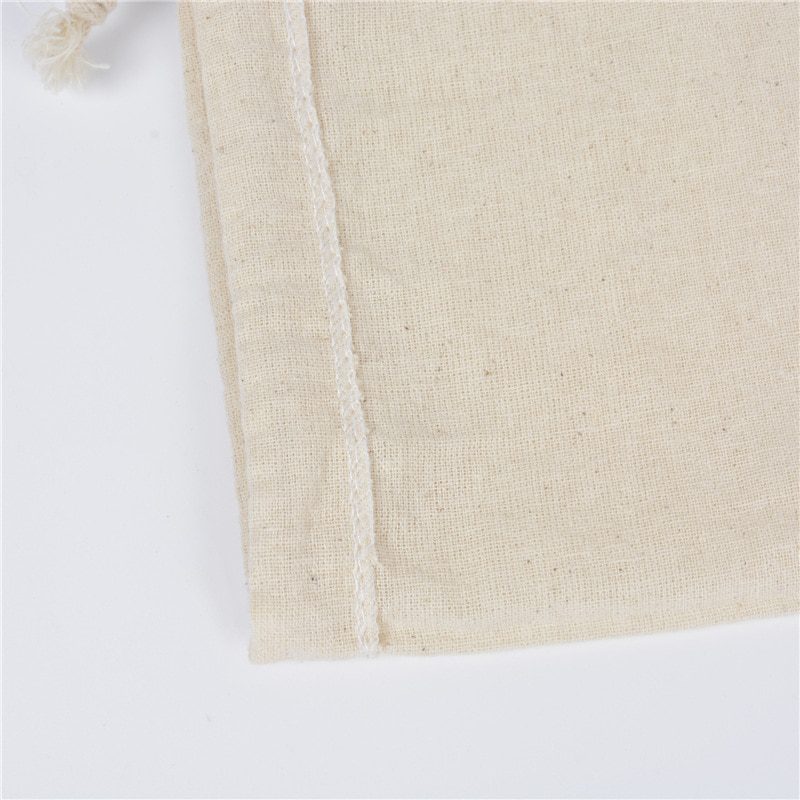 NEW 100 Pcs/Lot Cotton Drawstring Bags for Wedding Christmas Gift DIY Package Small Plain Pouches Home Dustproof Storage Sacks