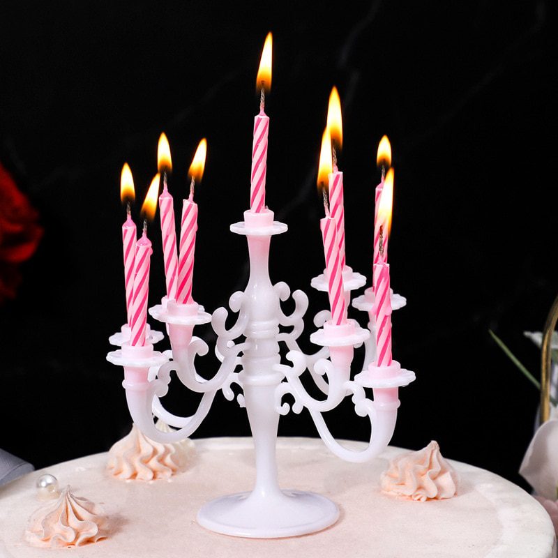 NEW Silver/Gold/Bronze/Black Metal Pillar Candle Holders Candlestick Wedding Decoration Stand Home Decor Candle Lantern