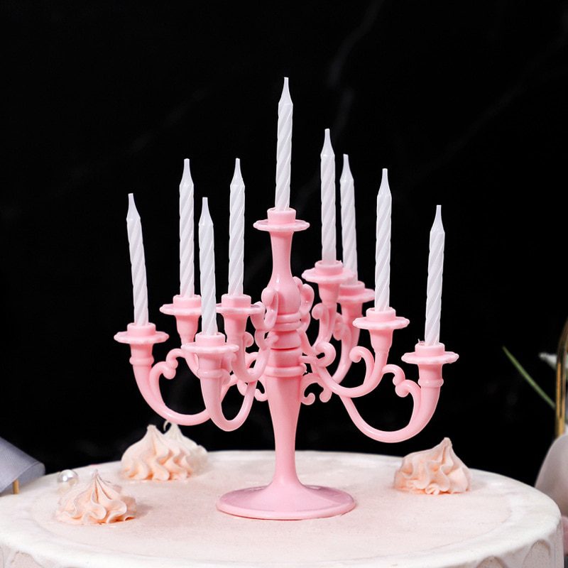 NEW Silver/Gold/Bronze/Black Metal Pillar Candle Holders Candlestick Wedding Decoration Stand Home Decor Candle Lantern