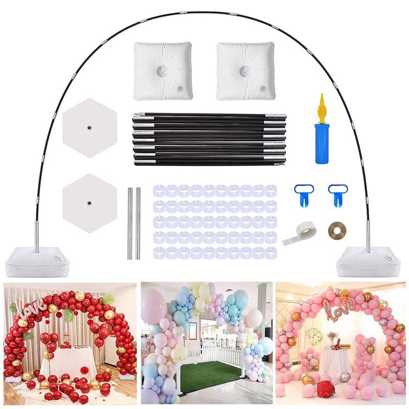 NEW 12ft Table Balloon Arch Kit For Birthday Party Wedding Graduation Christmas Decorations Baby Shower Bachelor Party Supplies