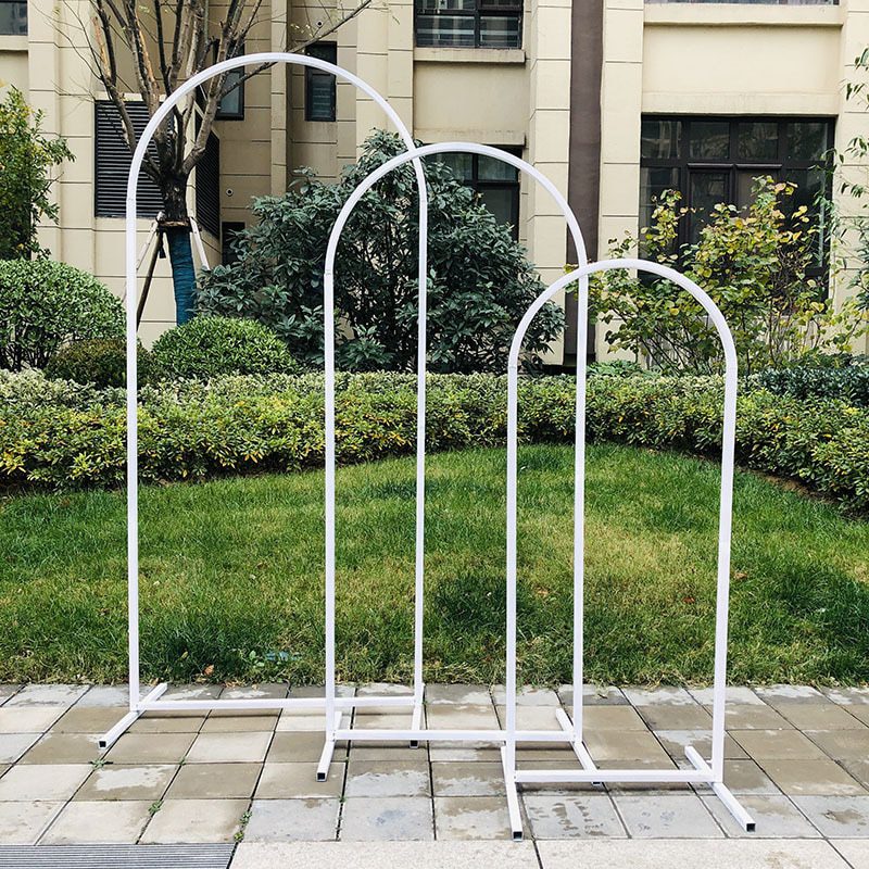 NEW Wedding Arch Wrought Iron Flower Frame Stand Balloon Stand Wedding Arrangement Backdrop Props Stage Decoration Balloon Bow K