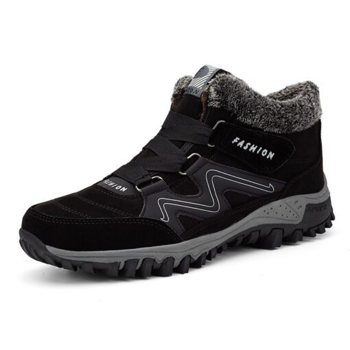 Fur Lined Zapatilla De Nieve Terciopelo Comodo Waterproof Outdoor 6Colors Bota - Image 2