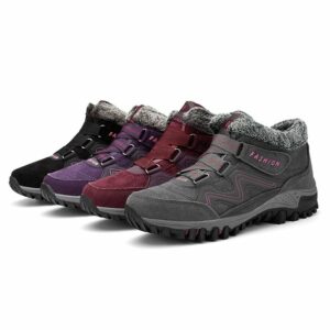 Fur Lined Zapatilla De Nieve Terciopelo Comodo Waterproof Outdoor 6Colors Bota - Image 4