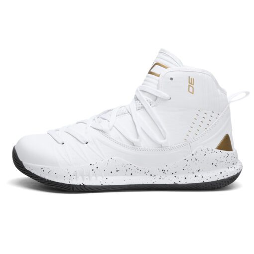 High Top High Quality Mesh Breathable Sports Sneakers Basketball Shoes - Image 2