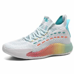 Colorful Sports Breathable Sneaker Boys And Girls Basketball Shoes For Adult - Image 6