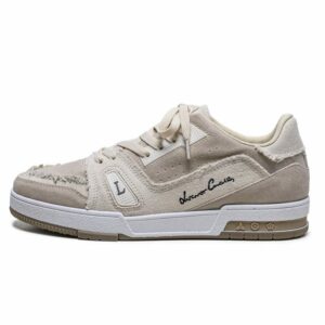 Custom Sneakers Sport Breathable Leather Made Flat  Casual Trendy Sneakers - Image 3