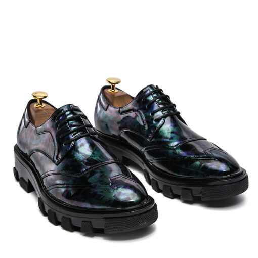 Elegant Shiny Formal Casual Loafers Dress Shoes - Image 2