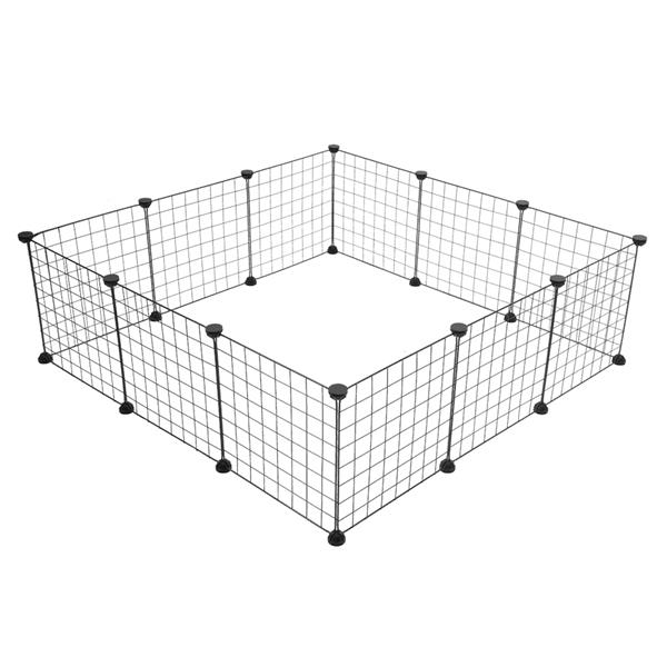 Pet Playpen, Small Animal Cage Indoor Portable Metal Wire Yard Fence for Small Animals, Guinea Pigs, Rabbits Kennel Crate Fence