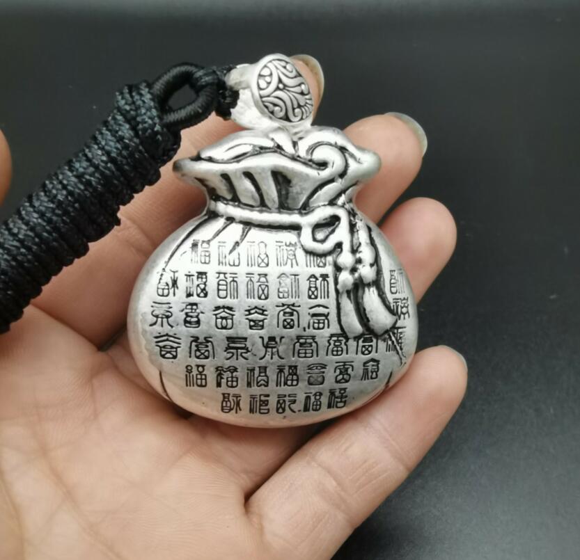 China White copper recruit wealth amulet small pendant