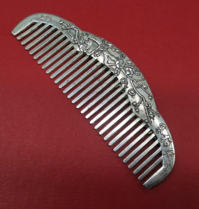 China White copper archaize comb crafts statue