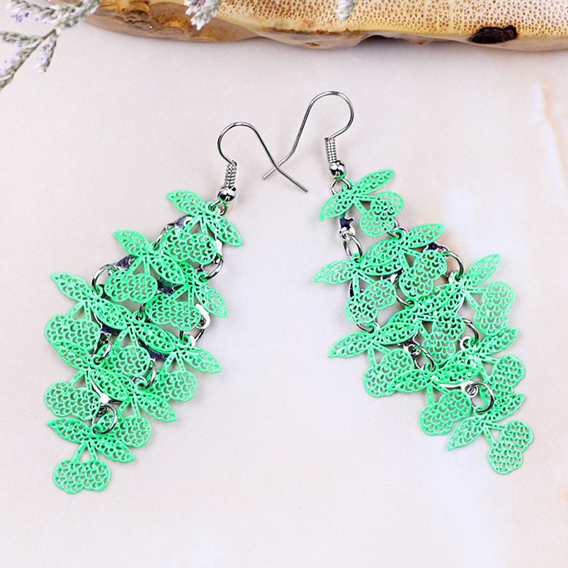 Cherry Earrings Exquisite Hollow Women Fashion