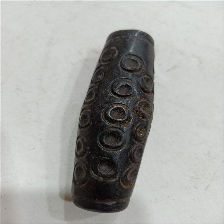 Tibet Hongshan Culture Natural Meteorite Sky Eye Carving Mascot Collection Pendant Jewelry Decoration Home Mascot