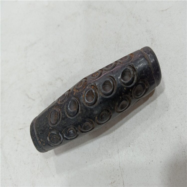 Tibet Hongshan Culture Natural Meteorite Sky Eye Carving Mascot Collection Pendant Jewelry Decoration Home Mascot