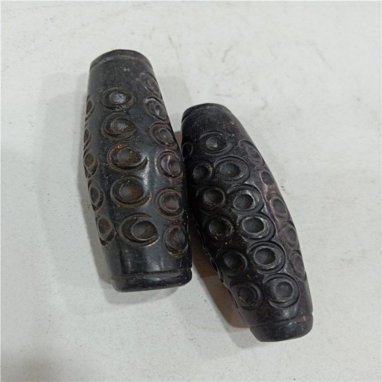 Tibet Hongshan Culture Natural Meteorite Sky Eye Carving Mascot Collection Pendant Jewelry Decoration Home Mascot