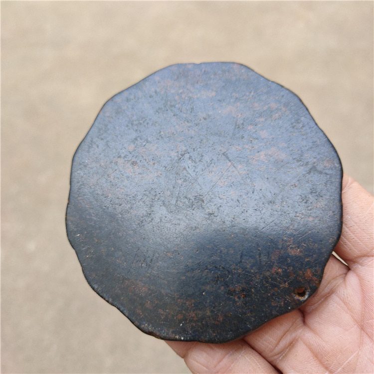 Tibet Hongshan Culture Natural Meteorite Statue Zodiac Sign Tai Chi Gossip Inkstone Collection Decoration Pendant Desk Mascot