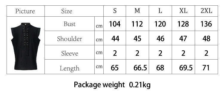 Medieval Cosplay Costumes for Men Middle Ages Renaissance Retro Sleeveless Lace Up Men Vest Pirate Viking Cosplay Costume