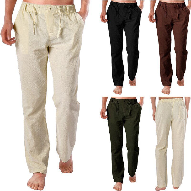 Medieval Pirate Pants Costume Renaissance Vintage Linen Casual Trousers Masquerade Party Wear Costumes